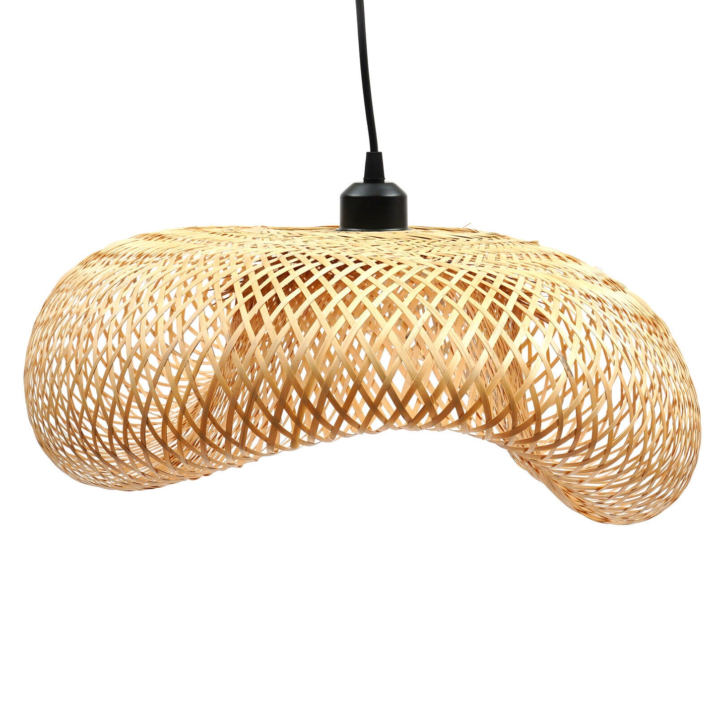 Wicker Bamboo Kitchen Pendant Light