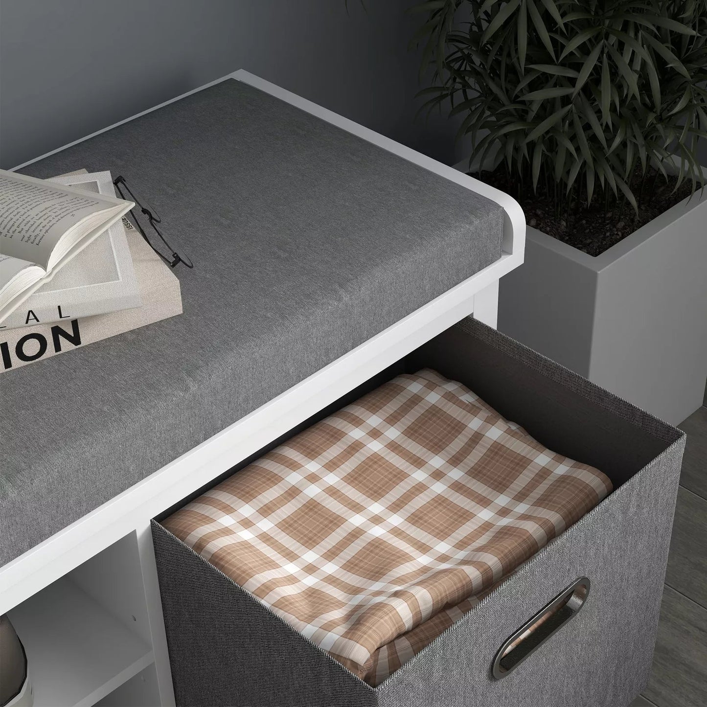 Stanley Entryway Shoe Storage Bench Canva Home