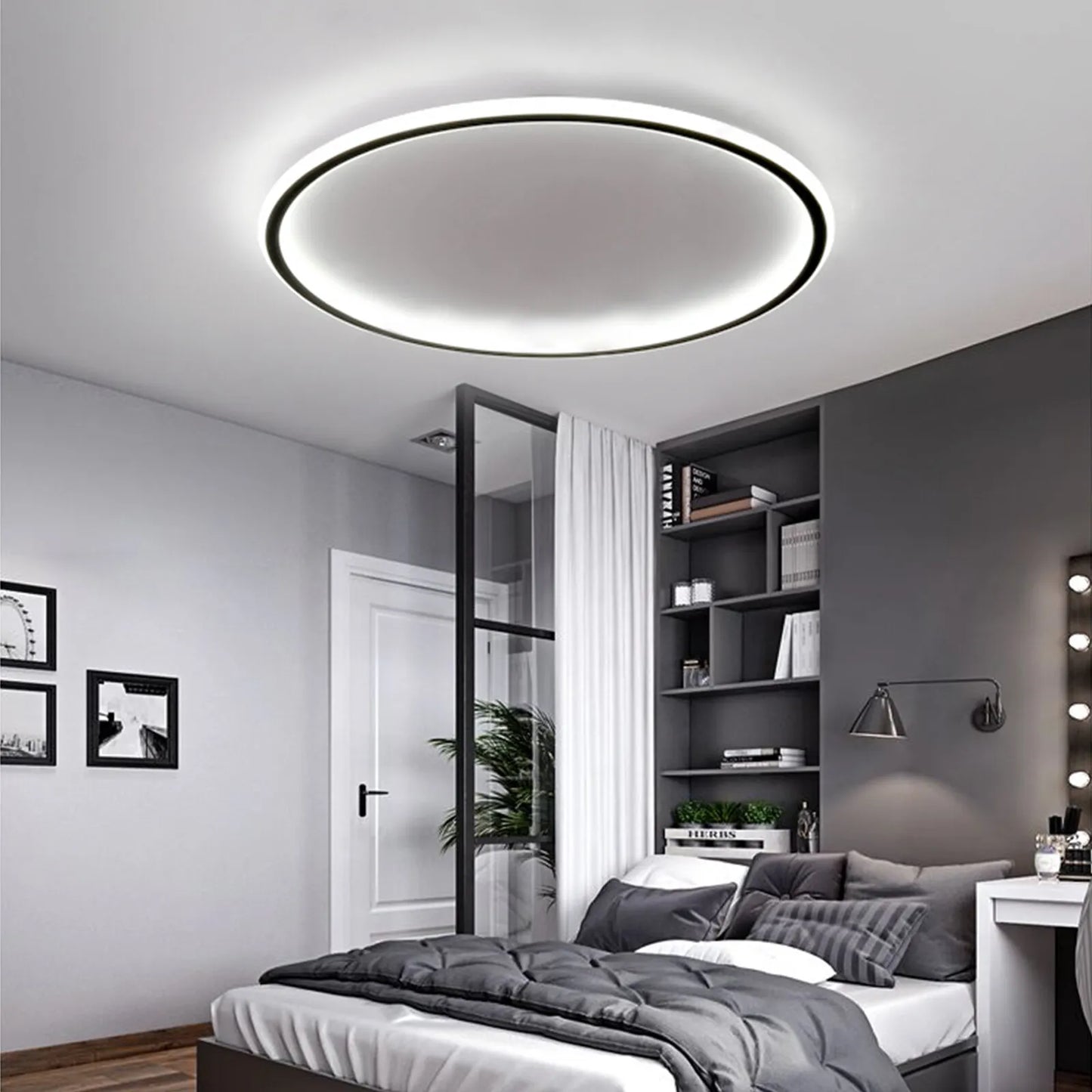 Thin Circle Flush Mount Ceiling Light