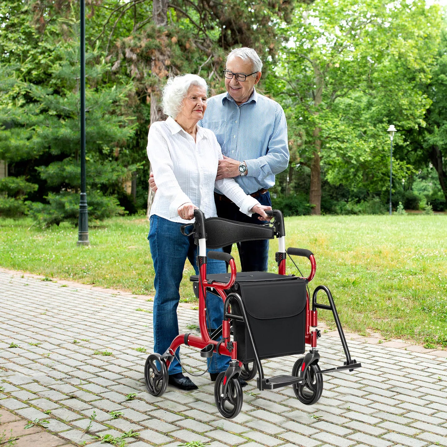 Ochoa Rollator Walker With Seat