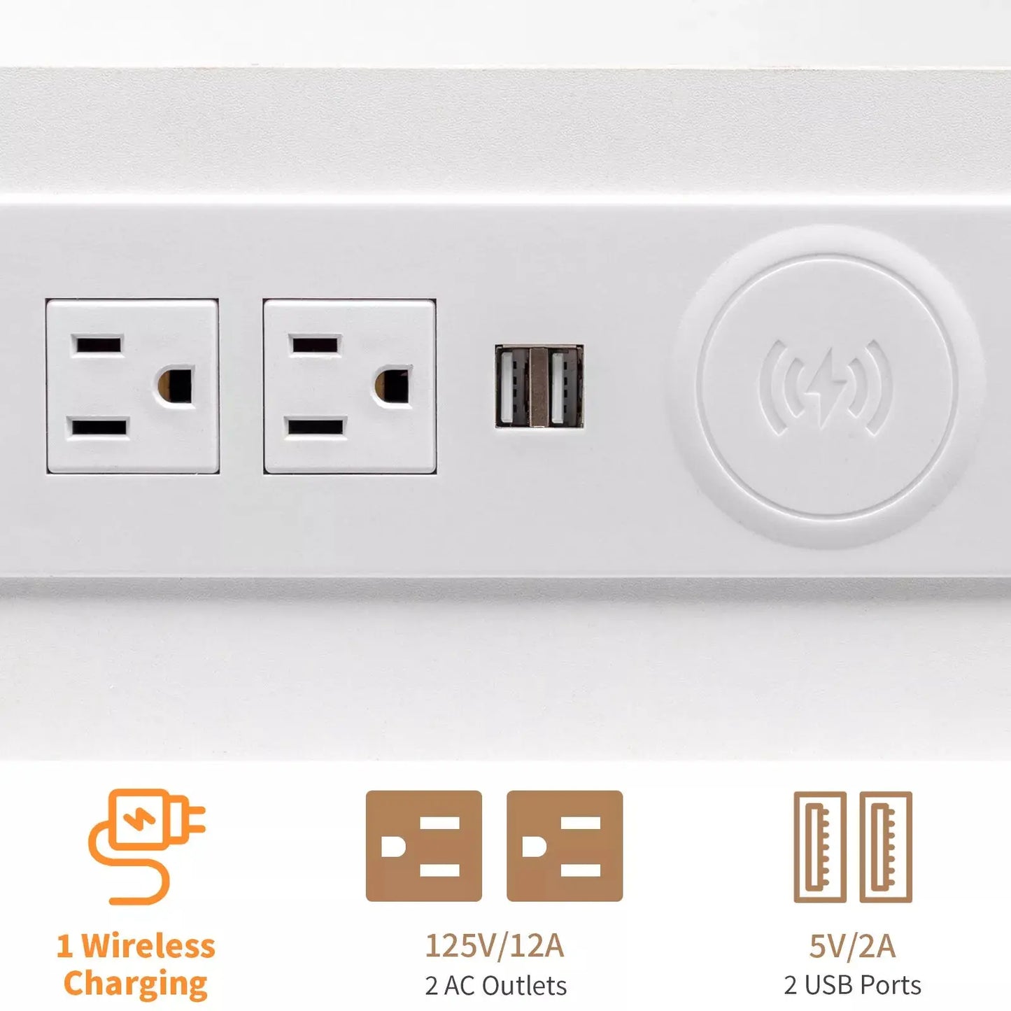 Nell Rattan Nightstand Table With Charging Station Canva Home