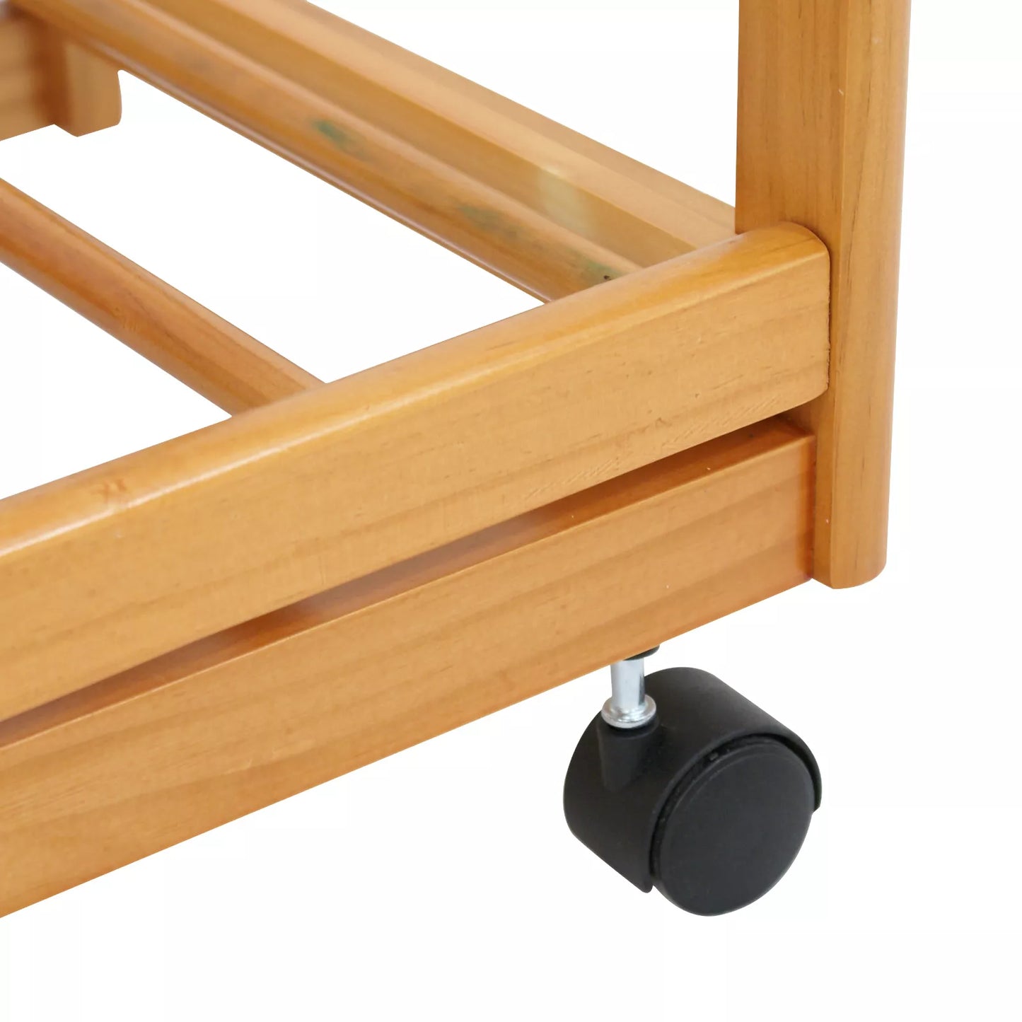 Owen Wood Rolling Kitchen Island Cart