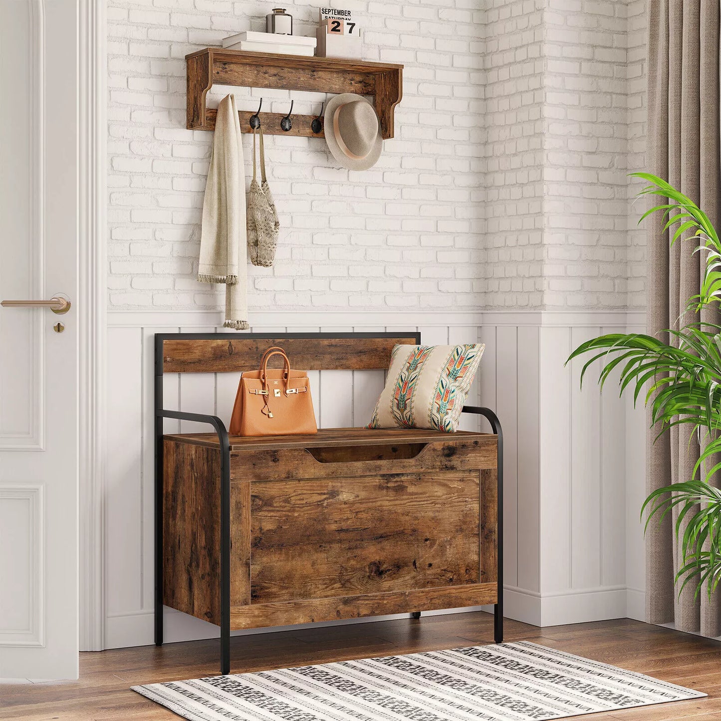 Alys Entryway Shoe Storage Bench