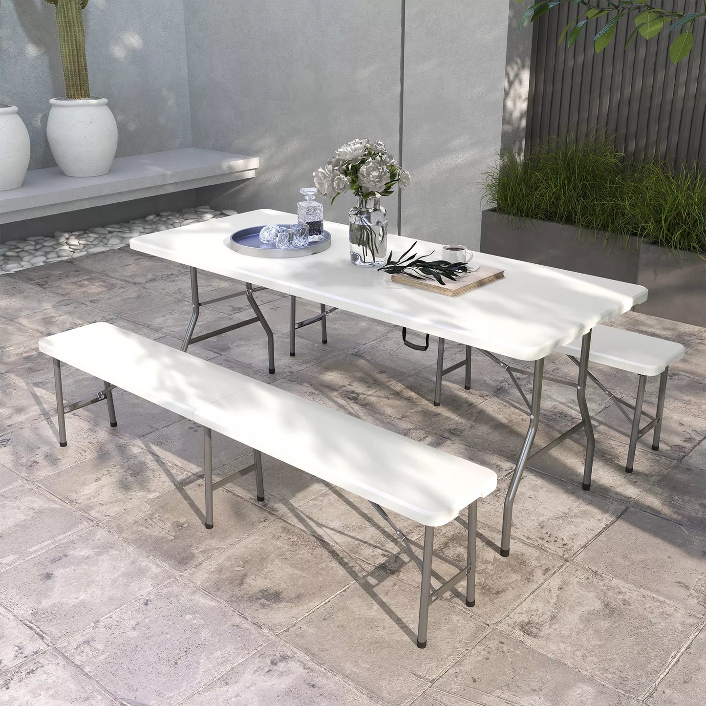 Ollie Foldable Picnic Bench Table