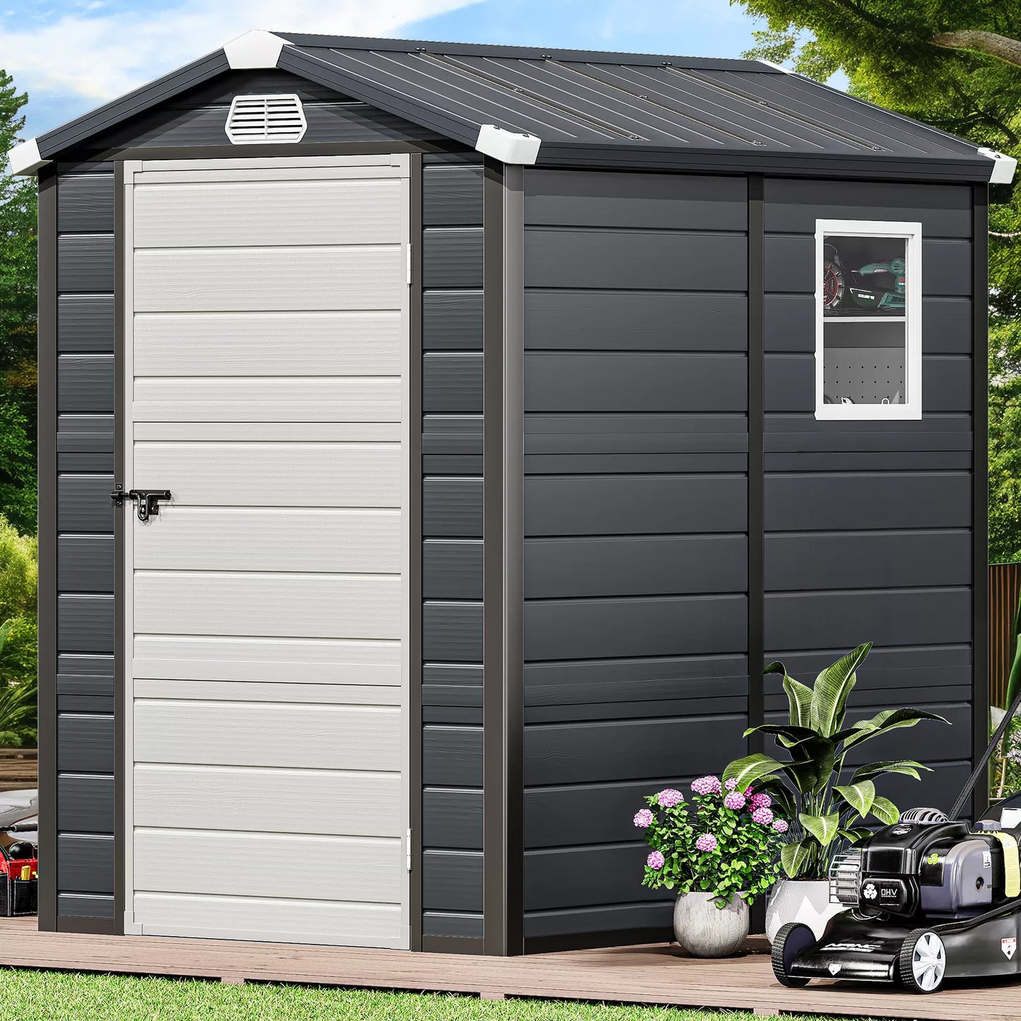 4x6 Outdoor Utility Storage Shed