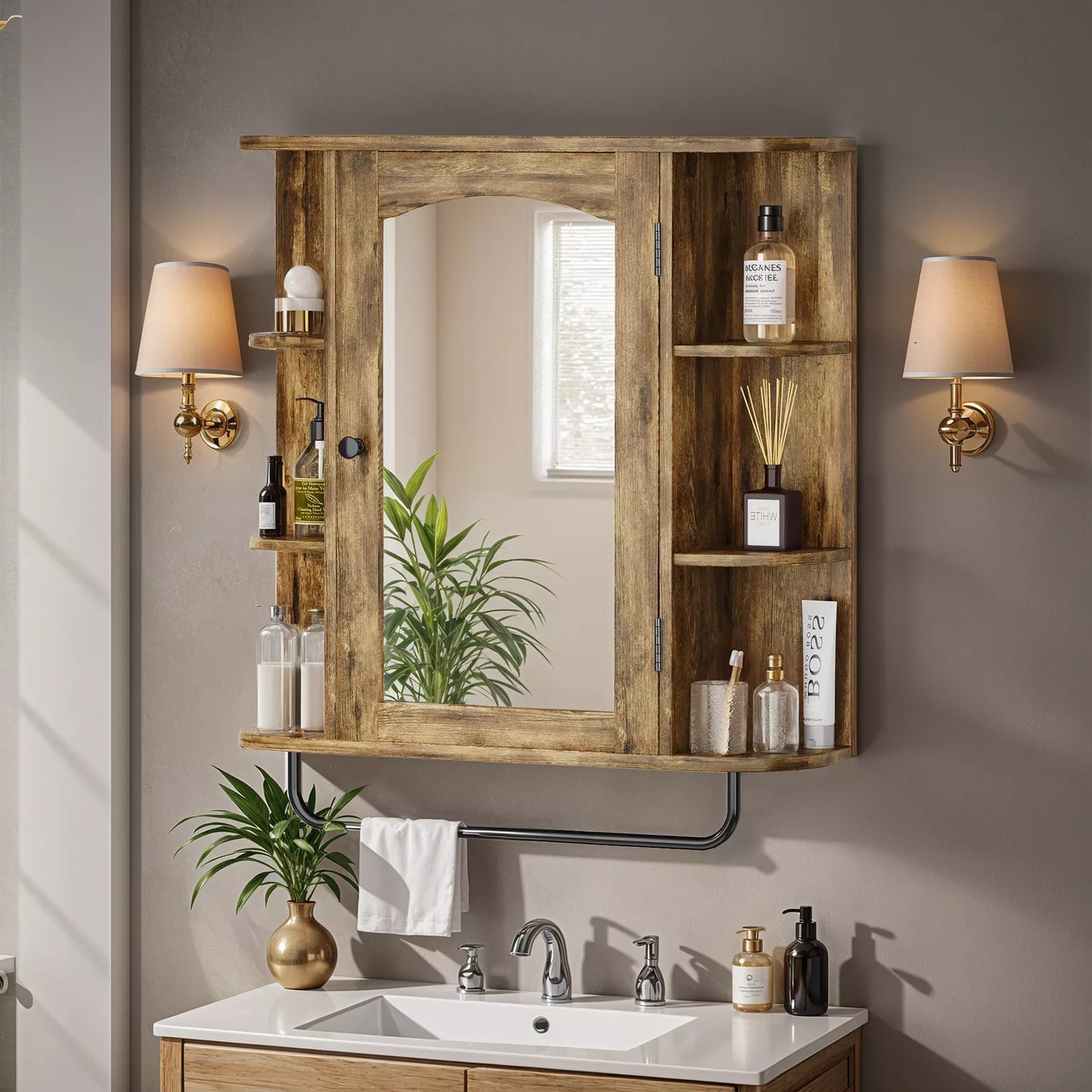 Lena Wall Mounted Bathroom Cabinet
