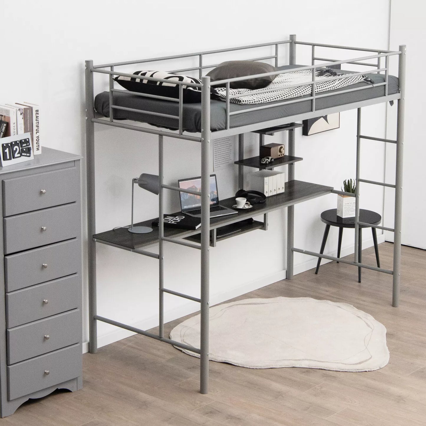 Yash Metal High Sleeper Cabin Loft Bed