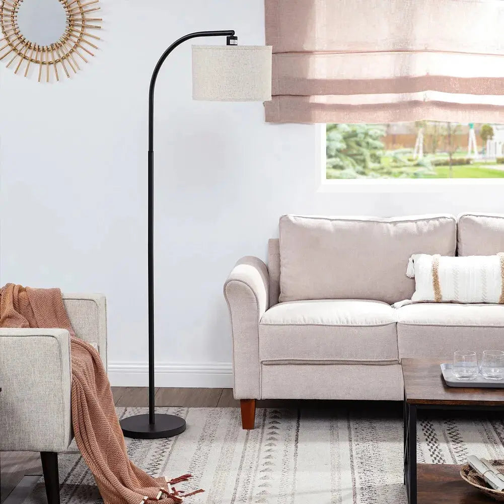Farmhouse Arc Living Room Floor Lamp Canva Home