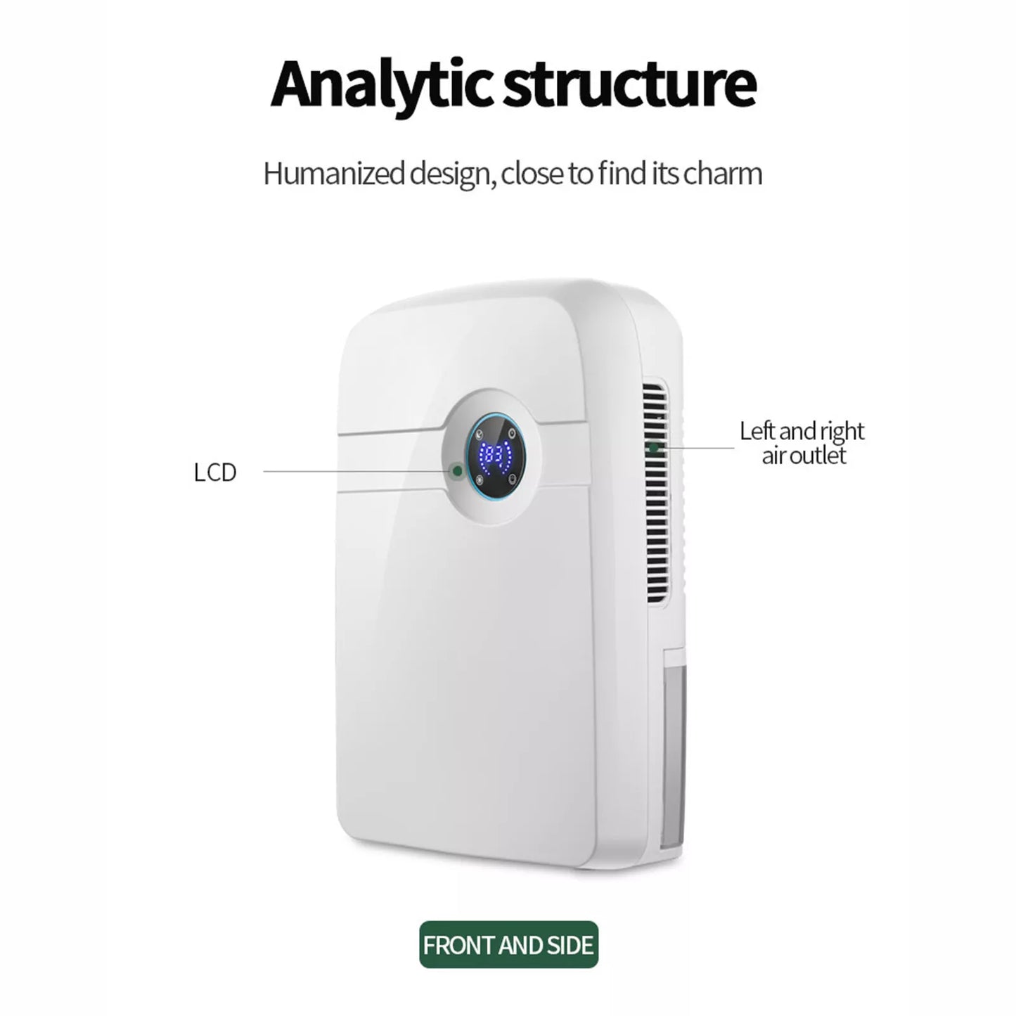 Small Quiet Portable Bathroom Dehumidifier