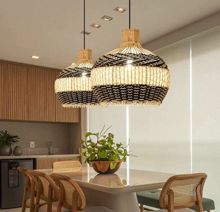 Rattan Kitchen Pendant Light