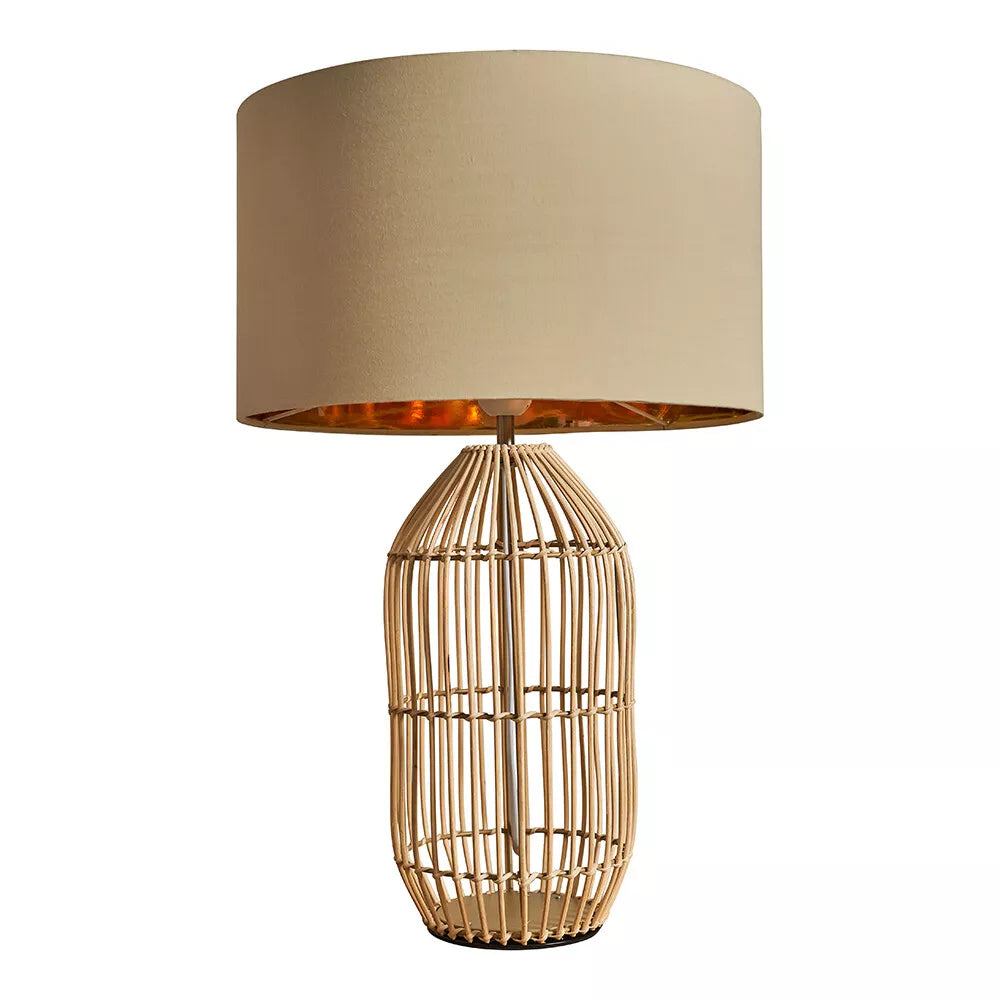Rattan Wicker Table Lamp