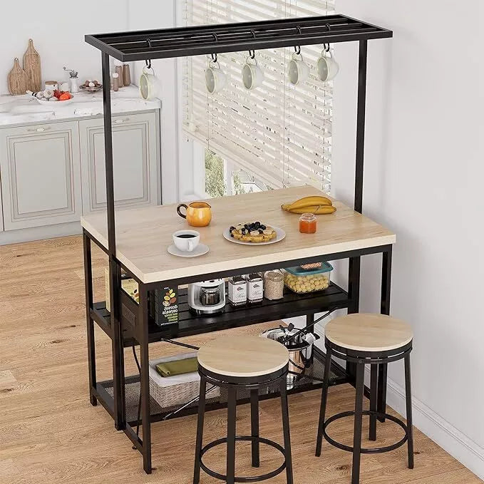 Beth Kitchen Island Dining Table