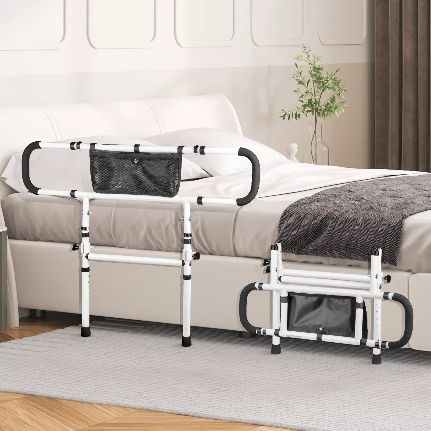 Senior Safety Bed Rail (Collapsible Handle)