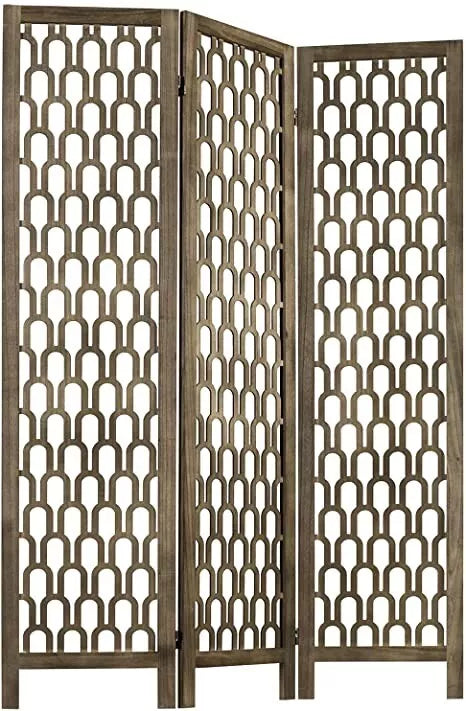 Vintage Wooden Room Dividers Partition Screen