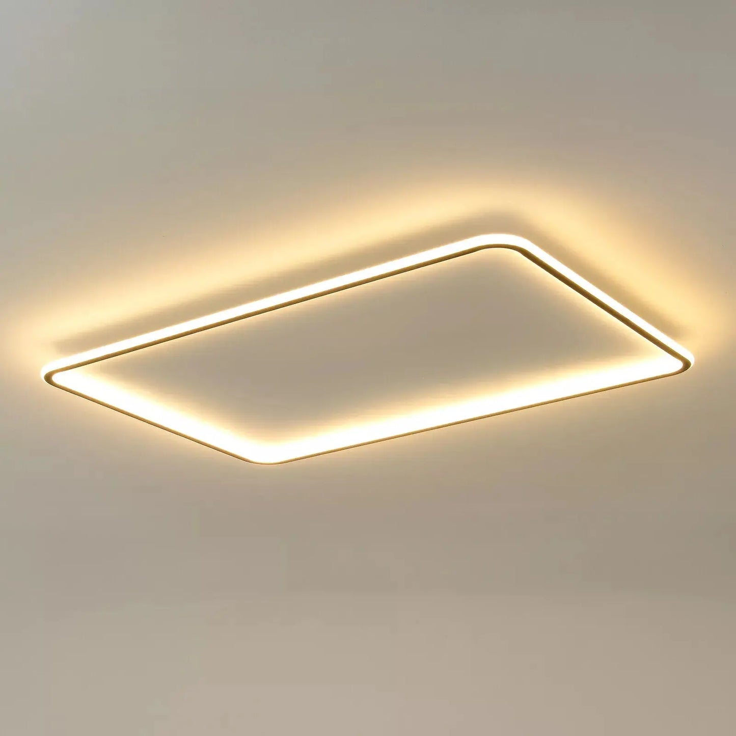 Thin Rectangle Flush Mount Ceiling Light Canva Home