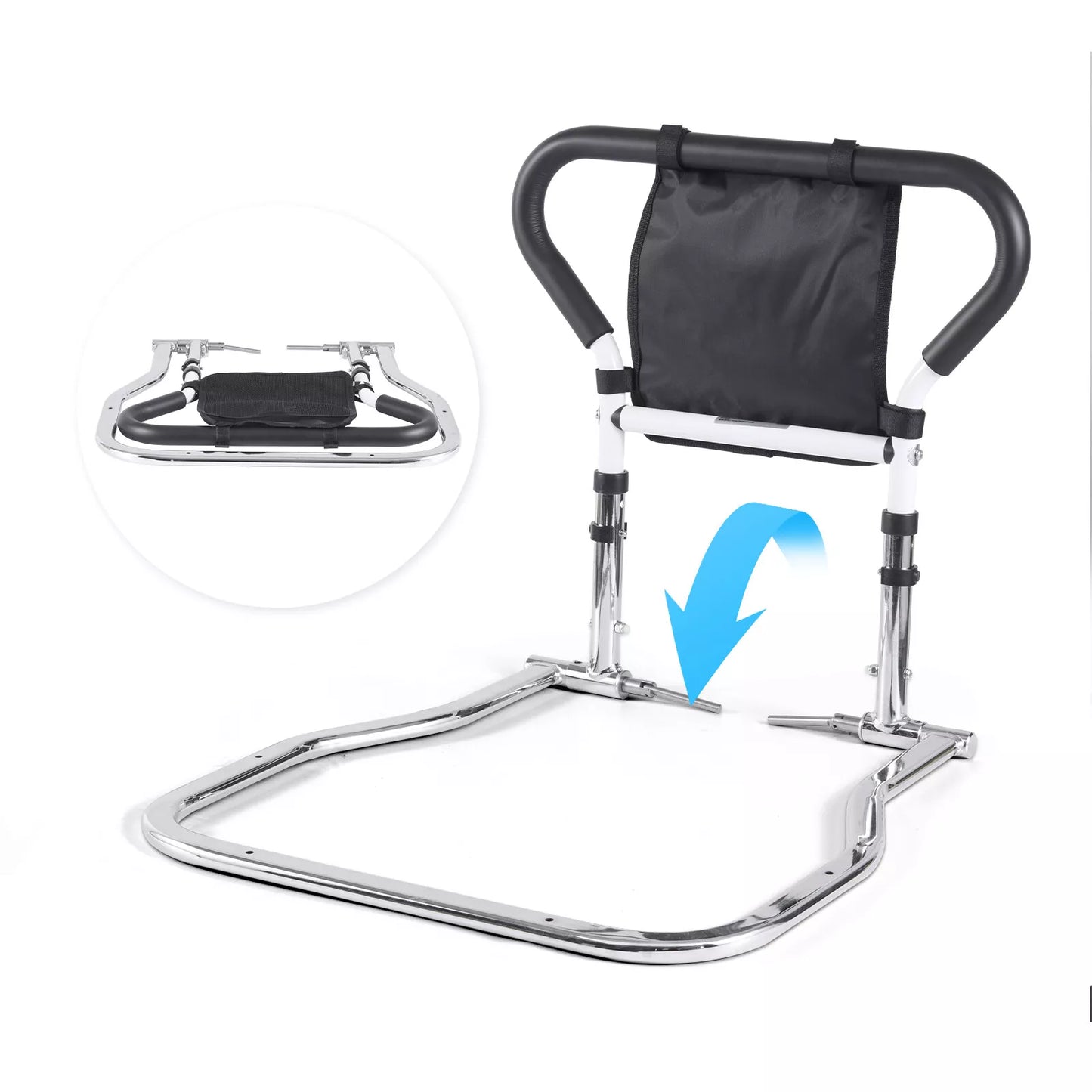 Senior Safety Bed Rail (Curve Handle)
