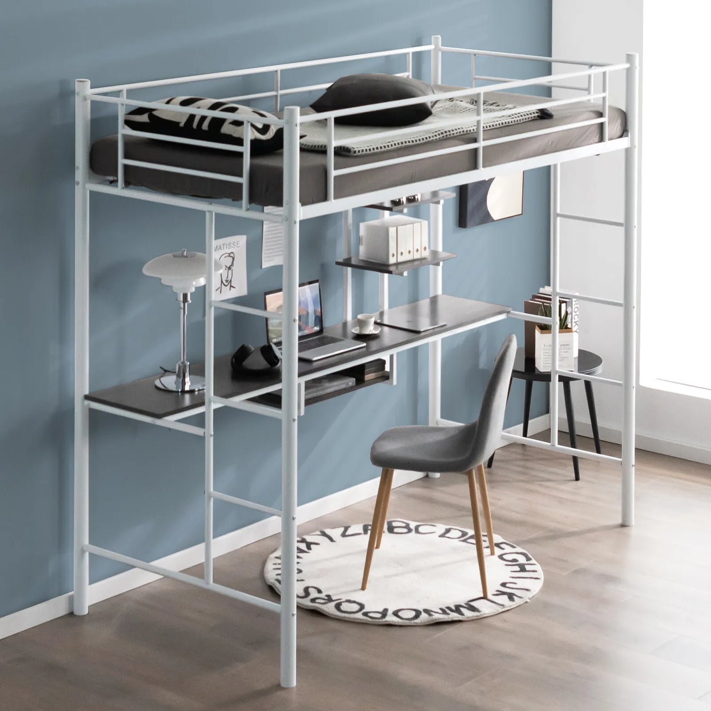 Yash Metal High Sleeper Cabin Loft Bed