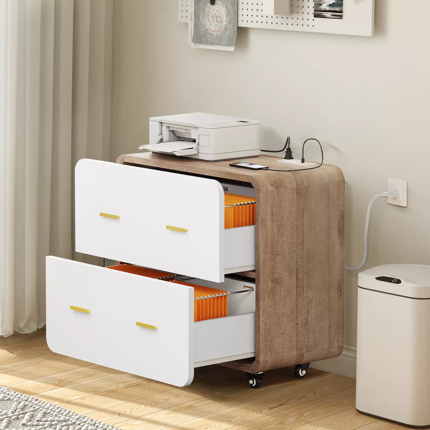 Miles 2 Drawers Lateral Filing Cabinet