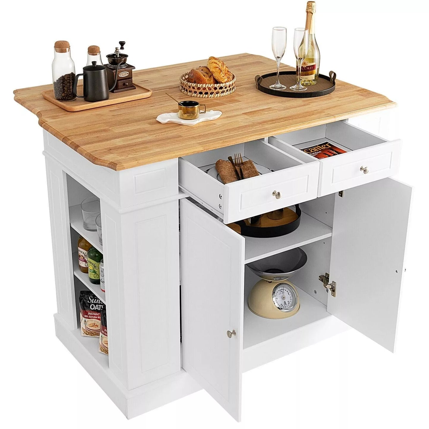 Irwin Kitchen Island With Seating