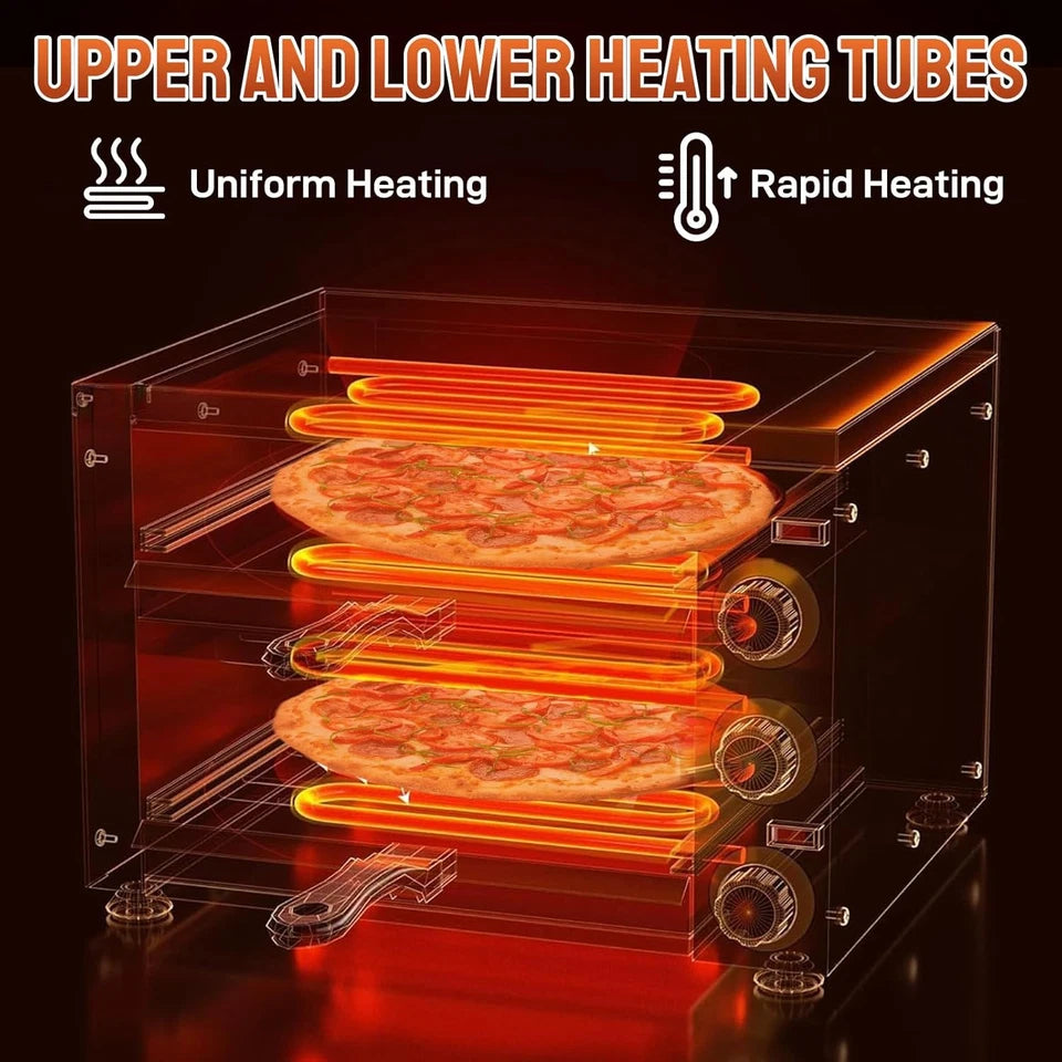 Double Commercial Electric Pizza Oven