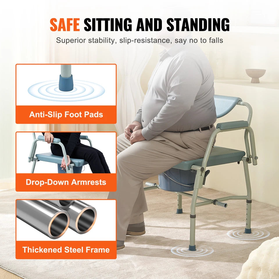 Murray Adult's Bedside Commode Chair
