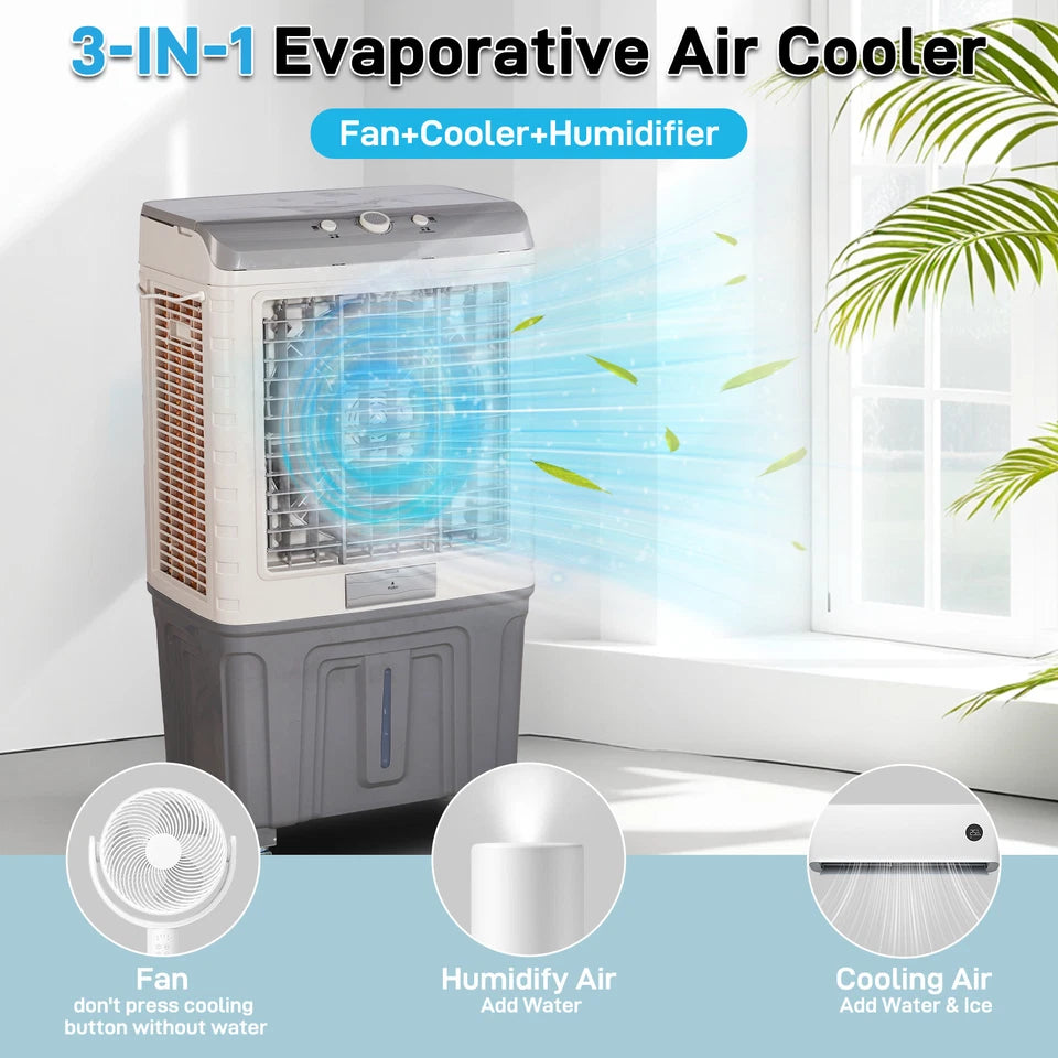 15Gal Portable Evaporative Swamp Cooler