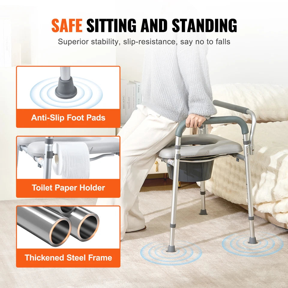 Hattie Adult's Bedside Commode Chair