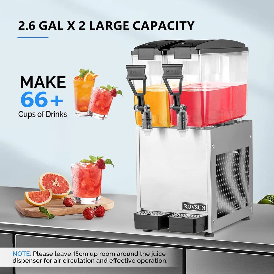 20L Double Commercial Beverage Dispenser