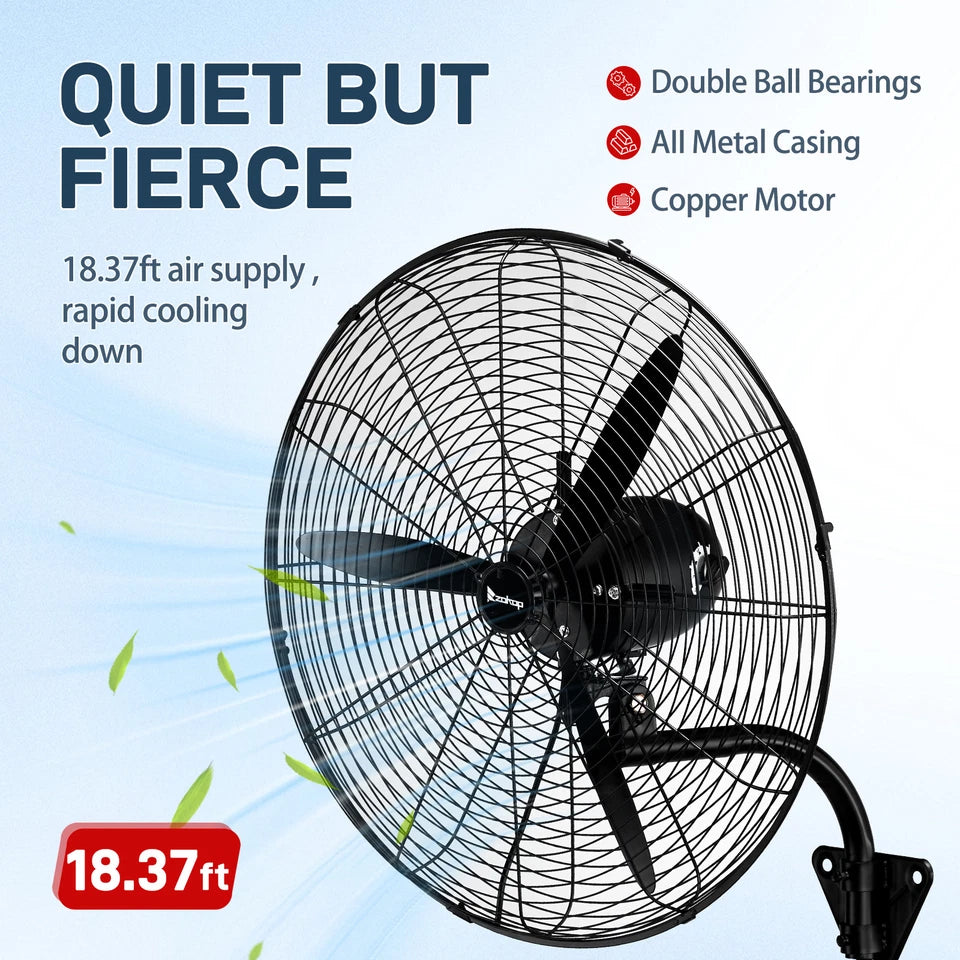 20" Industrial Wall Fan (Set of 2)