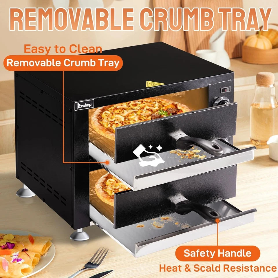 Double Commercial Electric Pizza Oven