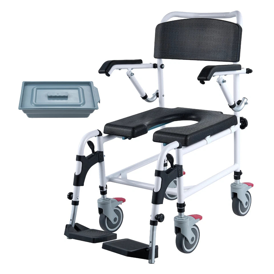 Sadie Elderly Shower Commode Wheelchair