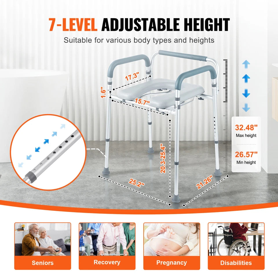 Hattie Adult's Bedside Commode Chair