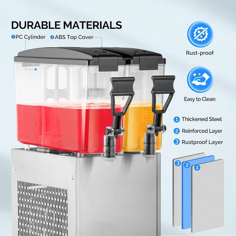 20L Double Commercial Beverage Dispenser