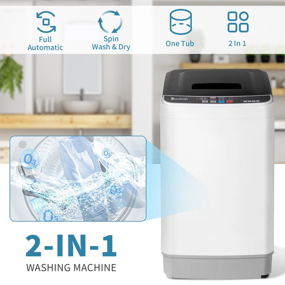 17.6lbs Portable Apartment Ventless Washer & Dryer Combo