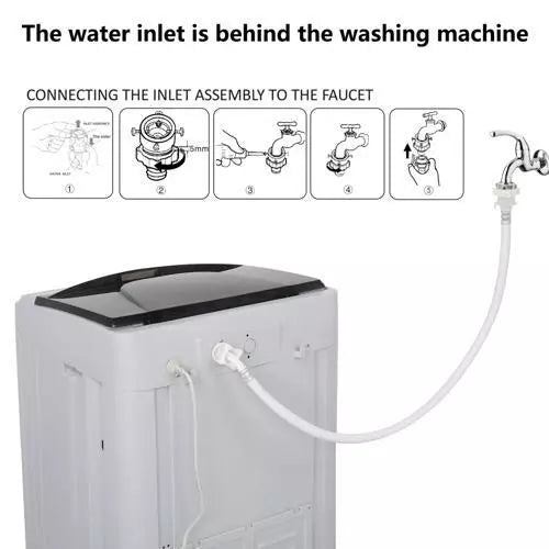 13.3lbs Portable Apartment Ventless Washer & Dryer Combo