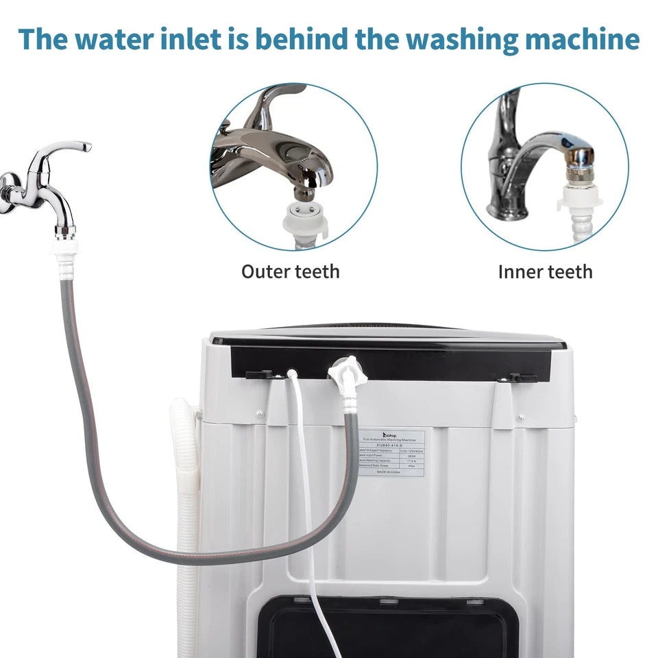 17.6lbs Portable Apartment Ventless Washer & Dryer Combo