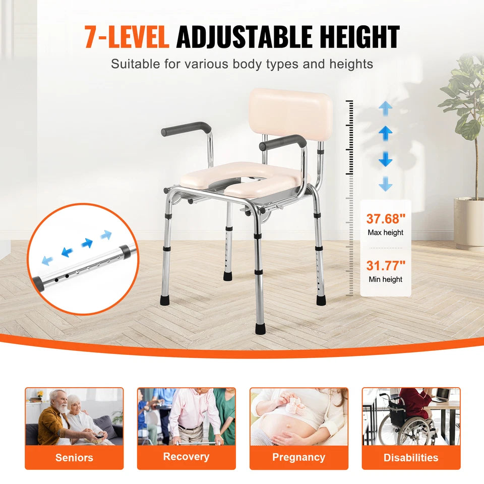 Crane Adult's Bedside Commode Chair