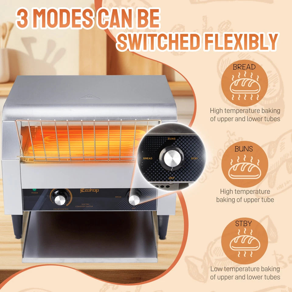 1700W Restaurant Commercial Toaster