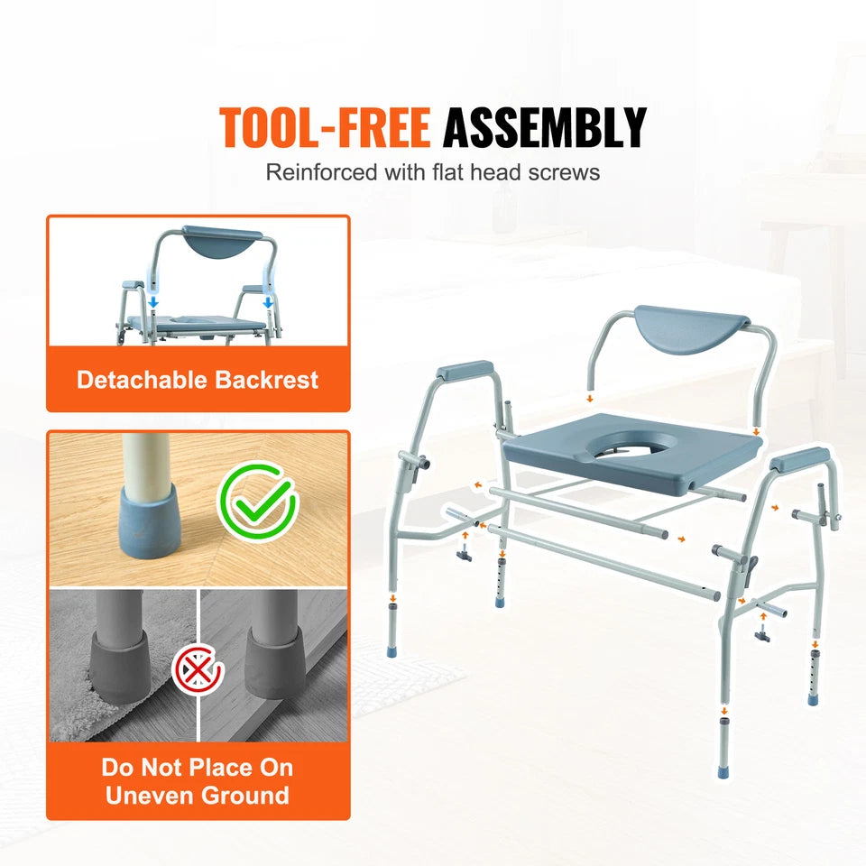 Murray Adult's Bedside Commode Chair