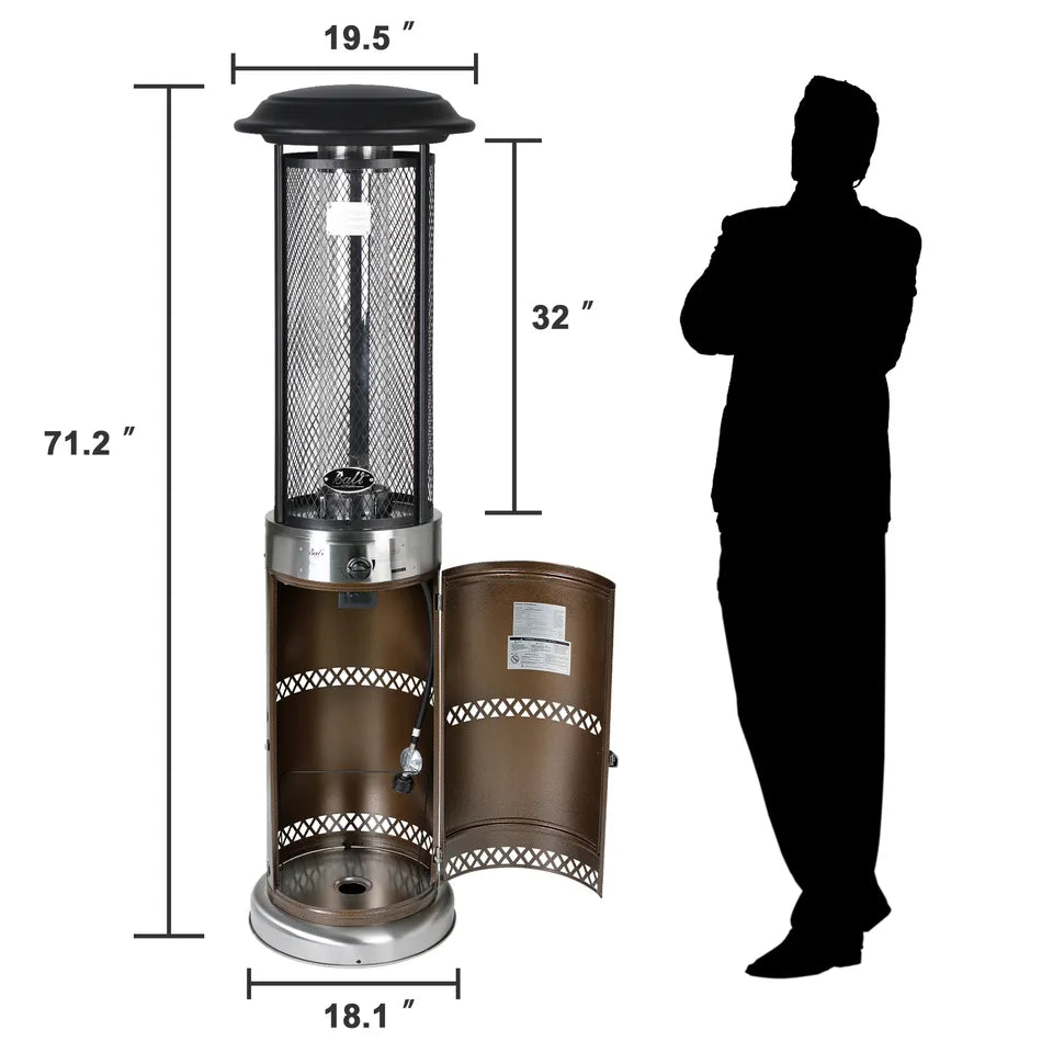 Outdoor Heavy Duty Patio Propane Gas Heater