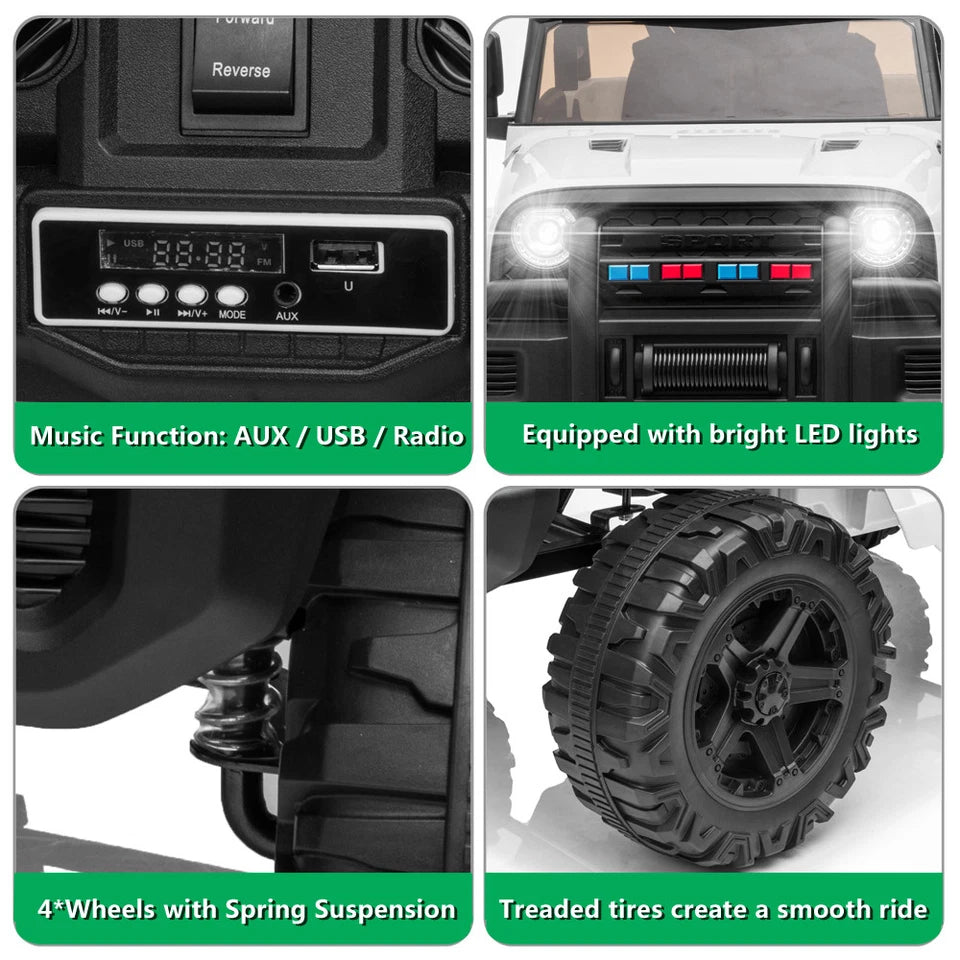 12V Electric Ride On Car W/ Remote Control