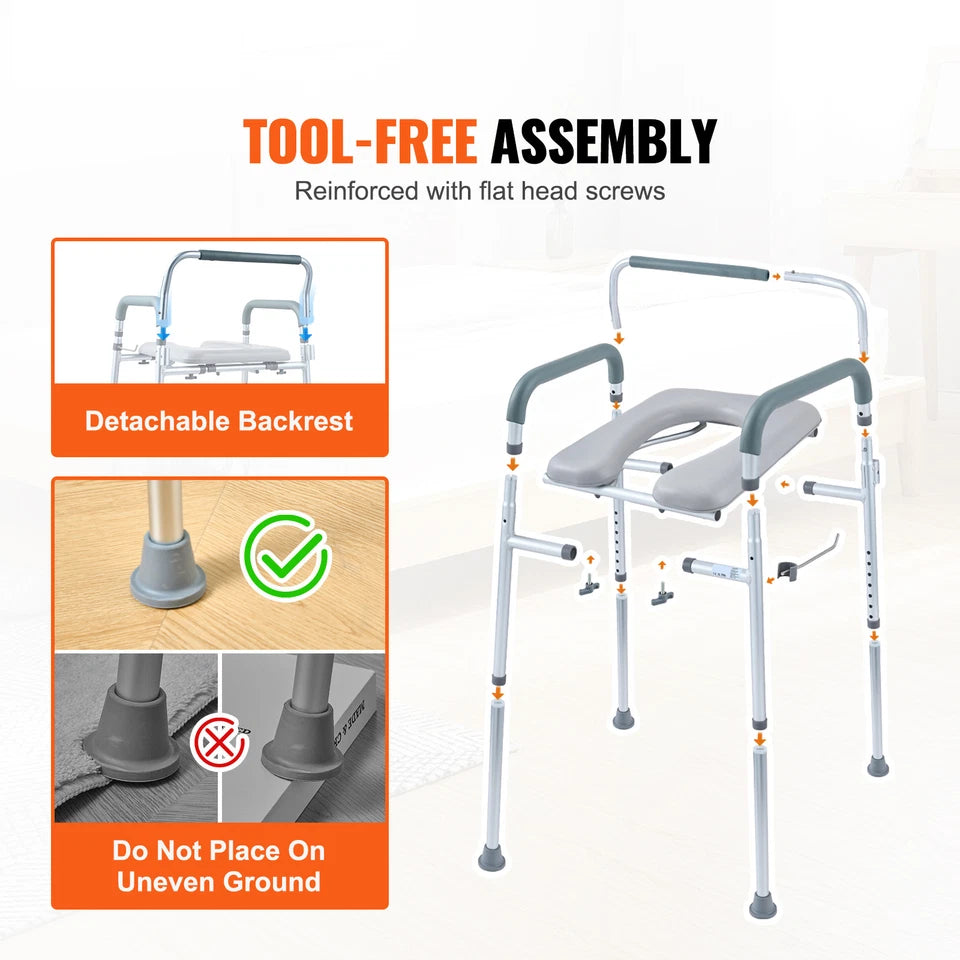 Hattie Adult's Bedside Commode Chair
