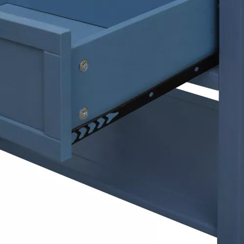 2 Drawers Living Room End Table