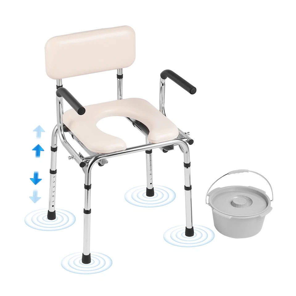 Crane Adult's Bedside Commode Chair