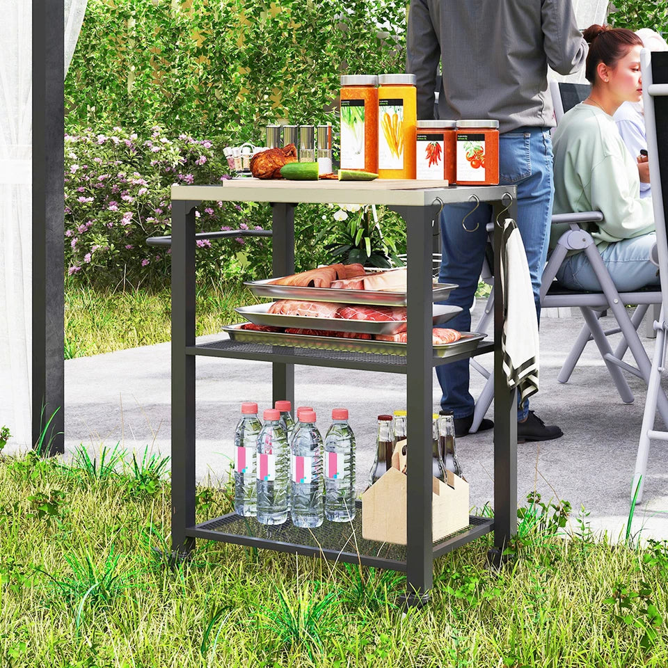 Bauer Outdoor Bar Cart