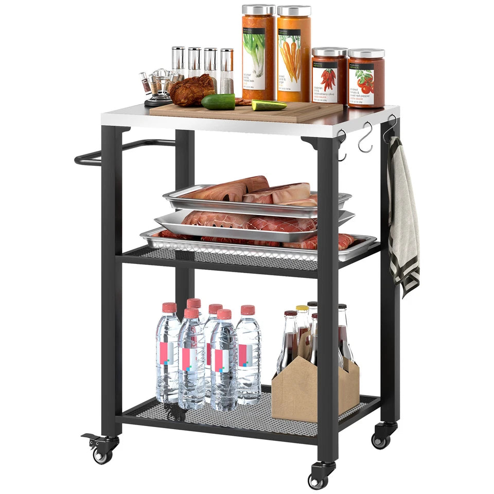 Bauer Outdoor Bar Cart