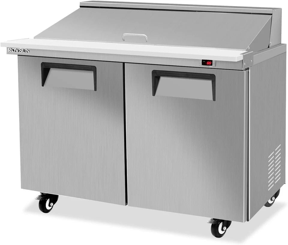 2 Door Commercial Sandwich Refrigerator