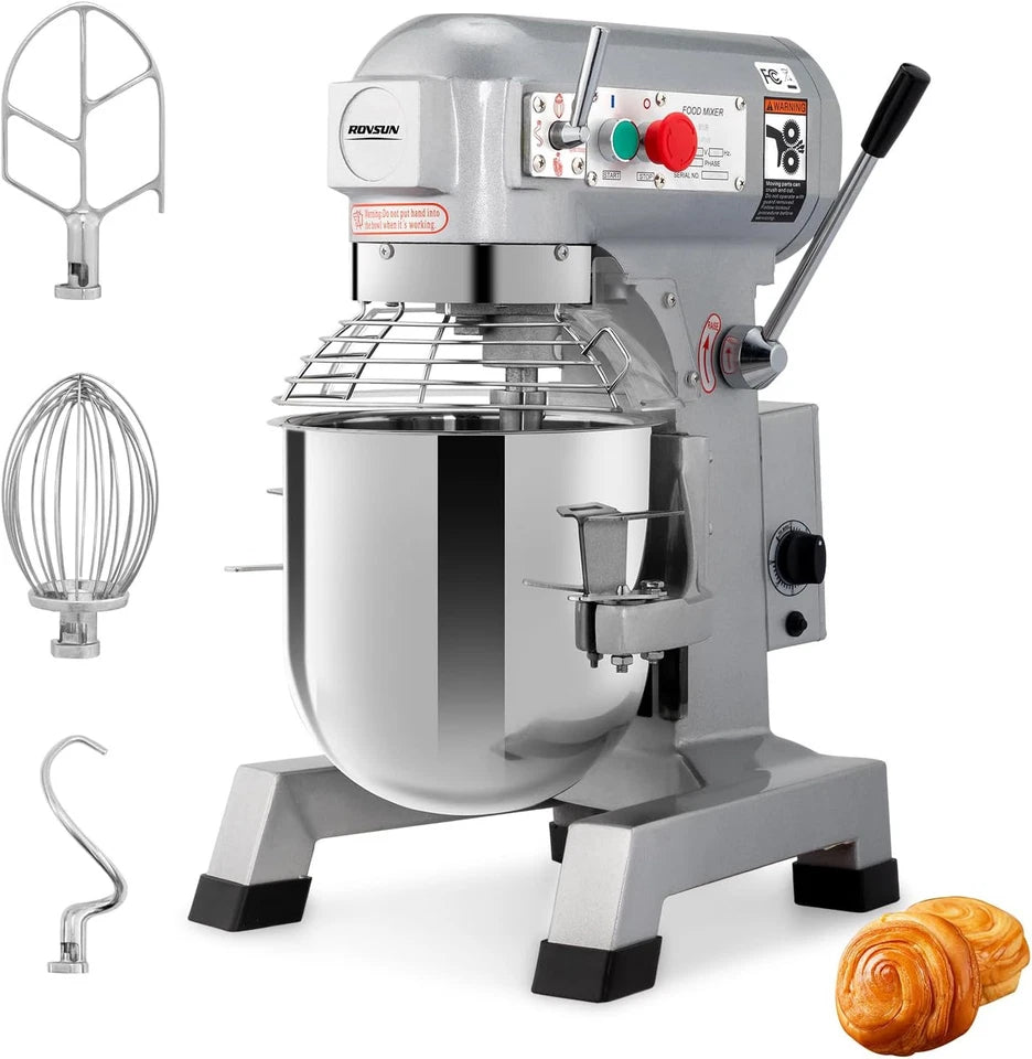 15QT Commercial Dough & Flour Mixer