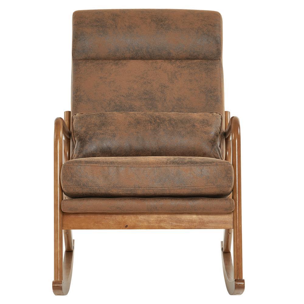 Wiley Modern Cushioned Rocking Armchair