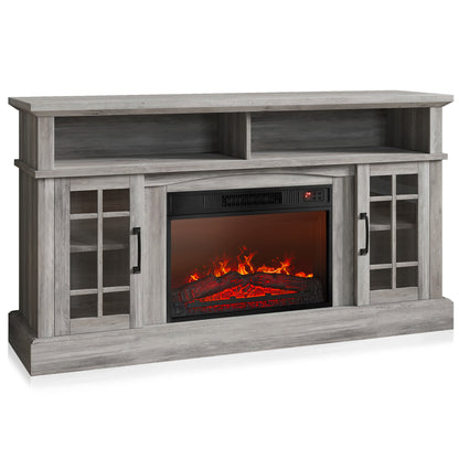 Isaac Farmhouse Fireplace TV Stand (Up to 65")